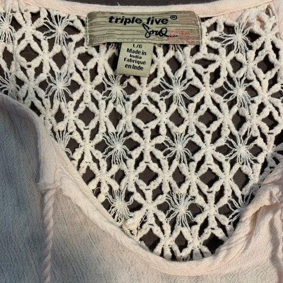 Triple Five Soul Peasant Top - Picture 2 of 6